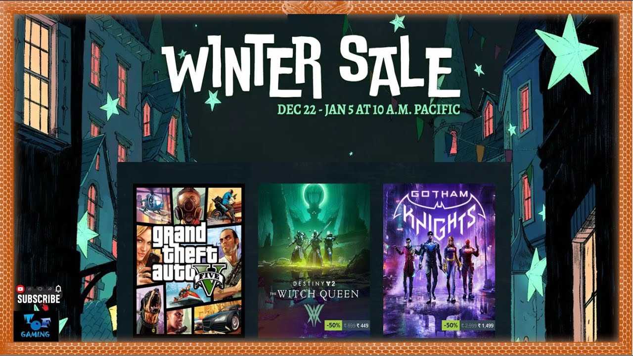 Steam Winter Sale 2022 First Look, Steam Awards Voting, New Badge, Steam Cards