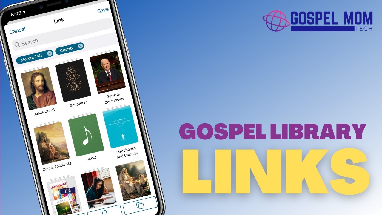 Using Links in the Gospel Library App