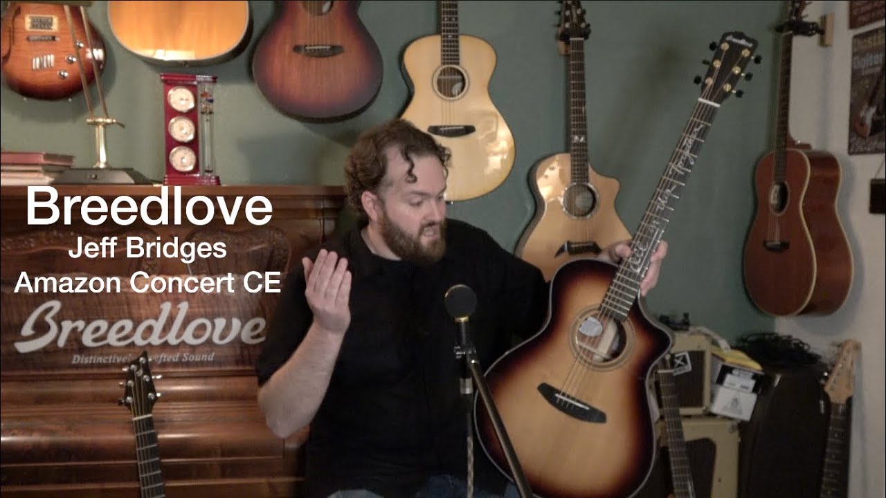 Breedlove Jeff Bridges Amazon Concert CE Guitar