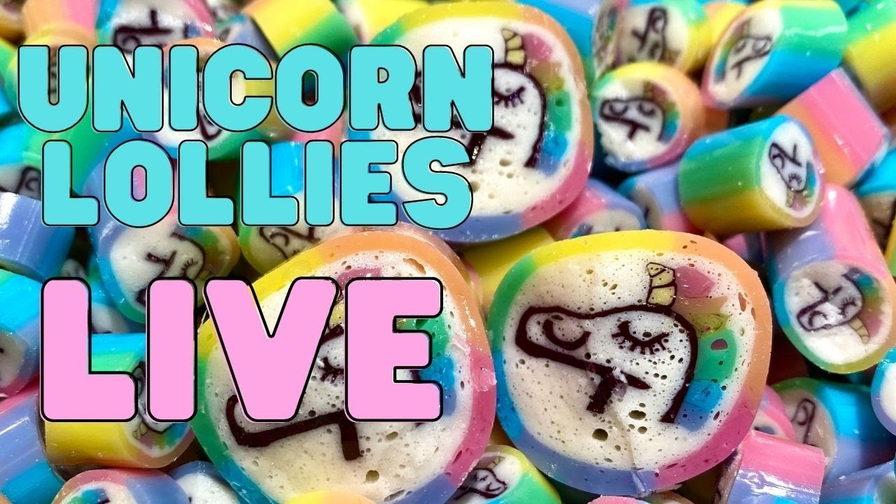 HOW UNICORN CANDY IS MADE |Live with Sticky!