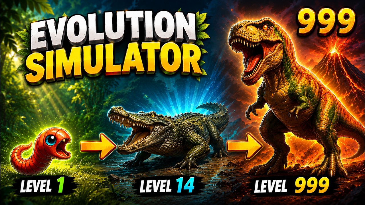 I Evolved Worm 🪱 to Various Animal 🐊 | Evolution Simulator | Part 1