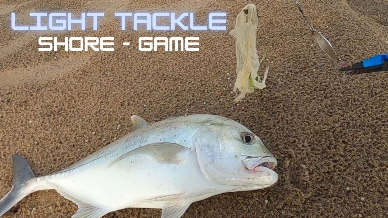 SURF FISHING FOR TREVALLY - GT ON LIGHT TACKLE | DAIWA PROCYON SPINNING ROD TEST | SRI LANKA