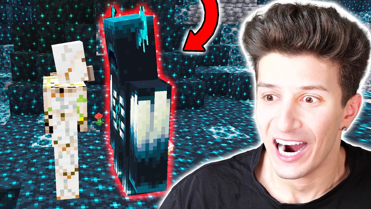 MİNECRAFT : WARDEN İLE DEMİR GOLEMİ SAVAŞTIRDIM