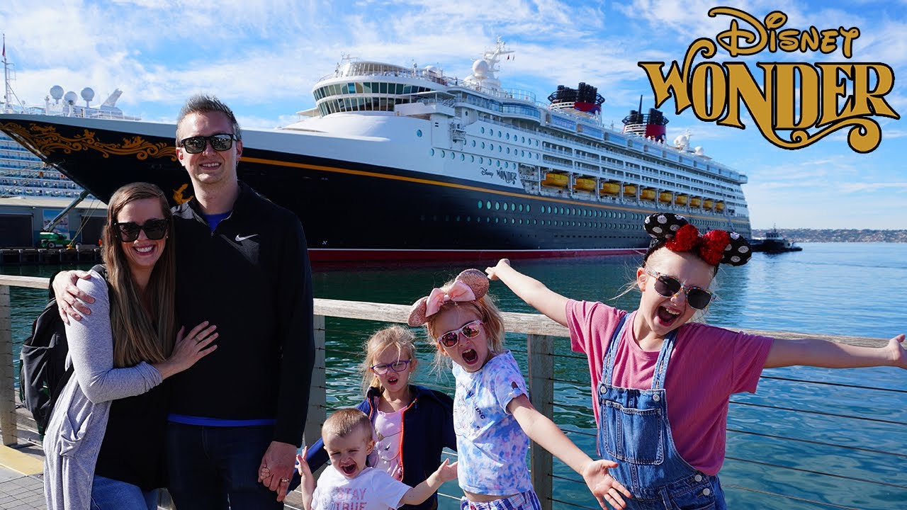 Disney Wonder Cruise Embarkation Day (Family with Four Vlog)