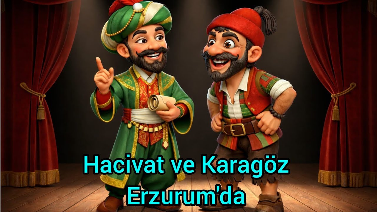 Hacivat ile Karagöz Erzurum'da 