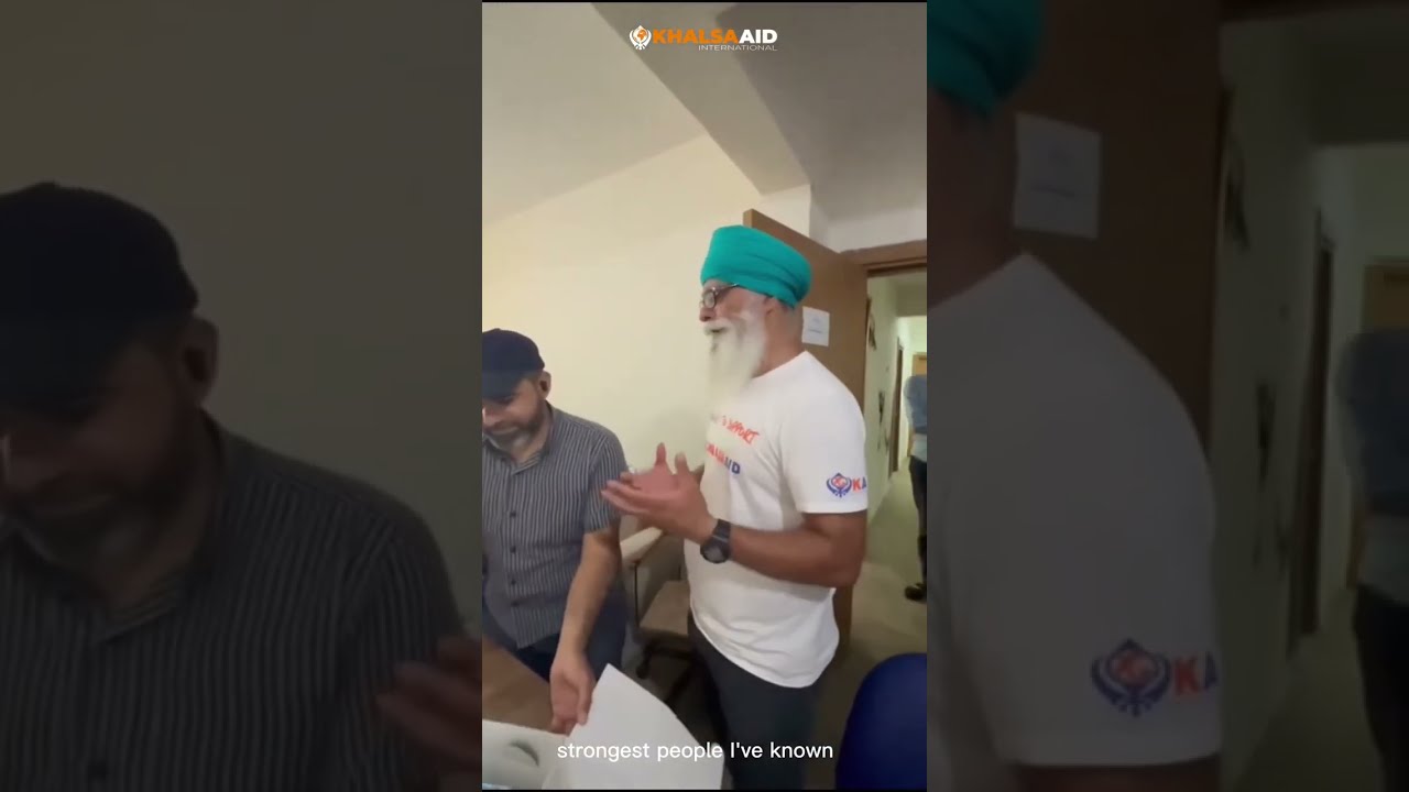 Syrian refugees expressed their heartfelt gratitude by surprising the CEO of Khalsa Aid with a thank