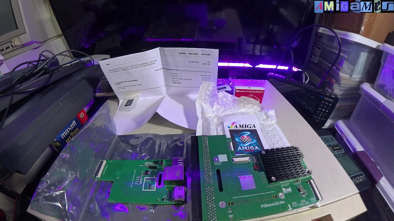 Pistorm32 Lite Unboxing Amiga