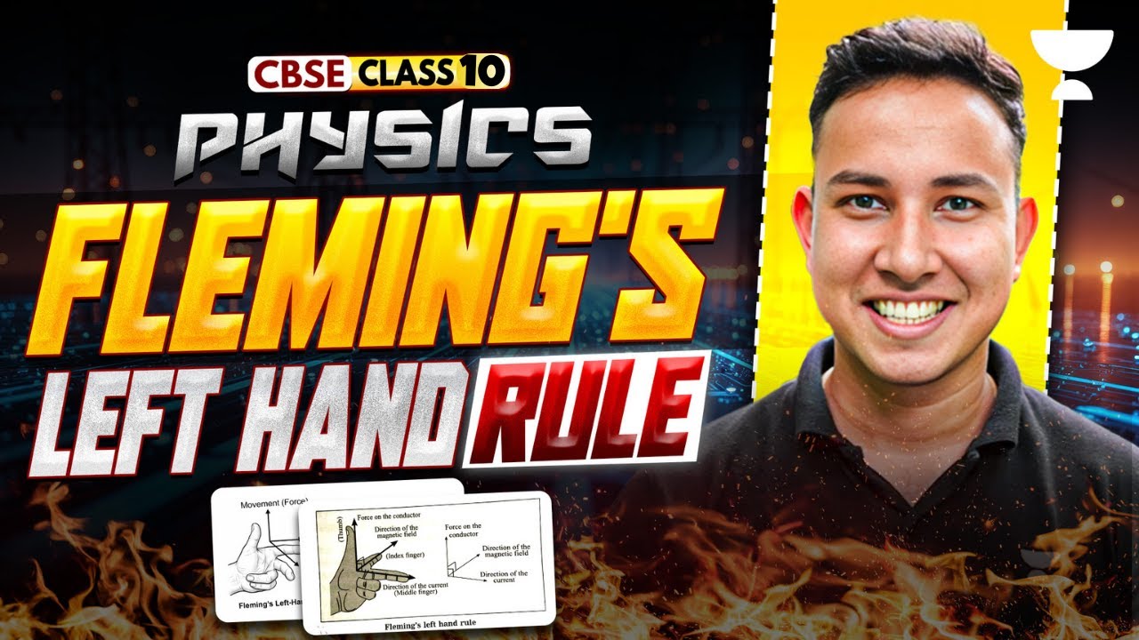 Fleming's Left Hand Rule One Shot || Class 10 Physics Pre Board 2026 | Alok Sir