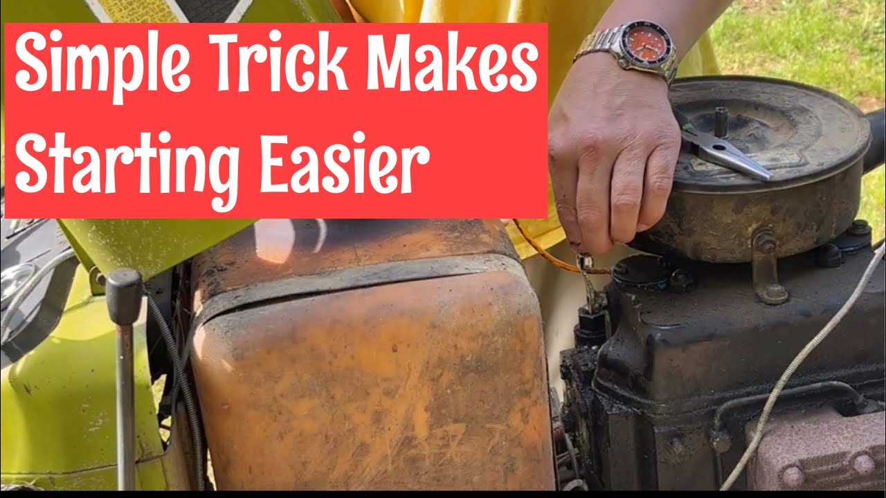 How to Start a Yanmar YM2000 Diesel Tractor  Watch This First!