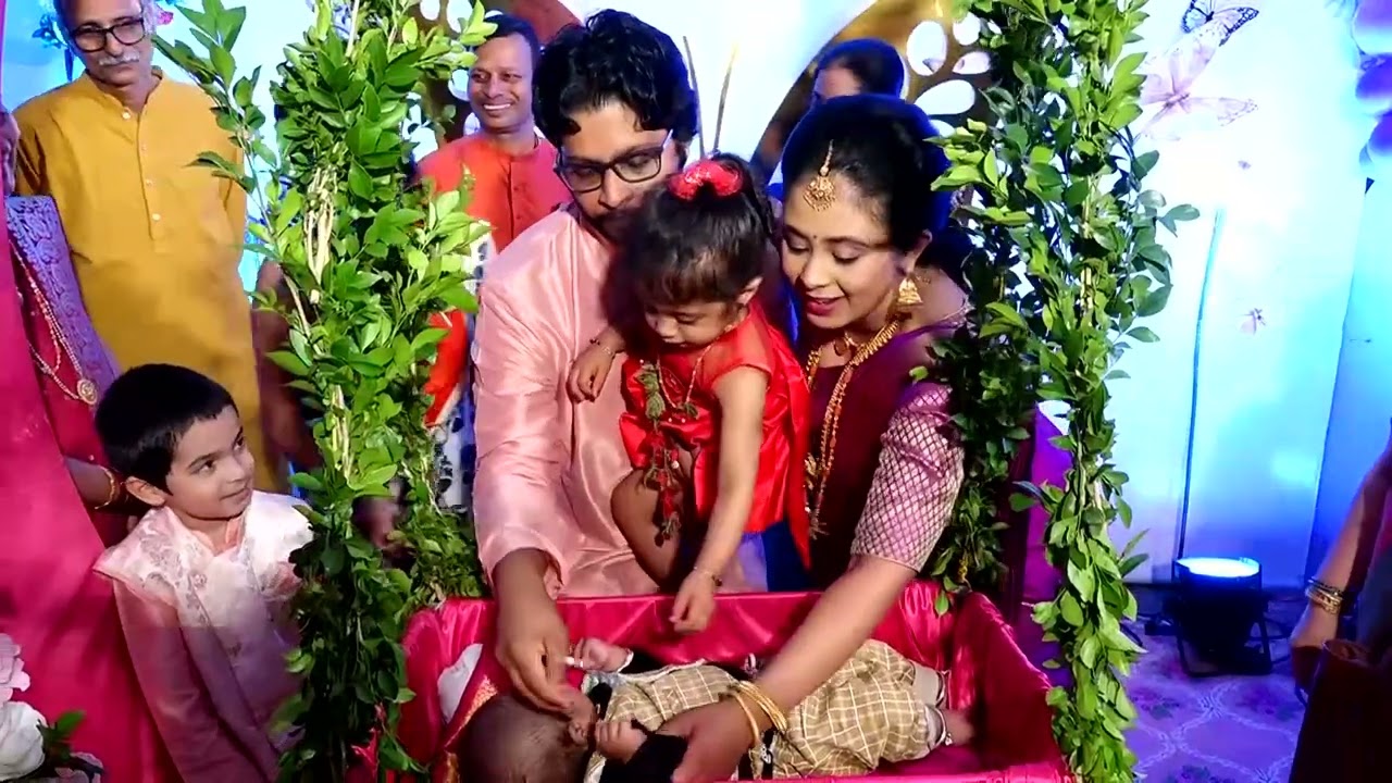 Indian Cradle and birthday ceremony of our children.