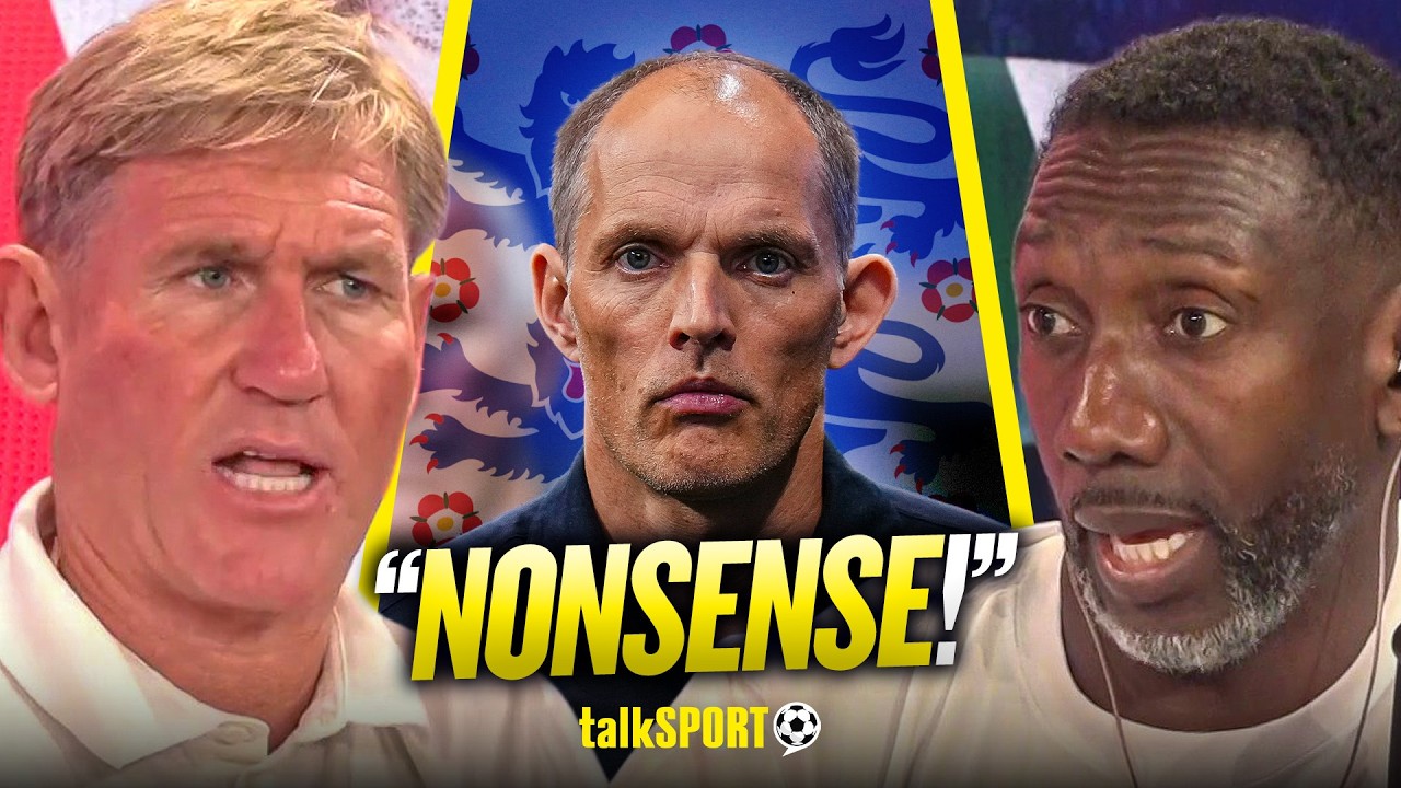 Simon Jordan SLAMS Tuchel in HEATED Debate with Jimmy Floyd Hasselbaink after England DNA Comments
