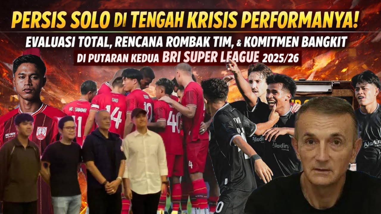 Persis Solo Krisis Performa: Evaluasi Total, Rencana Rombak Tim, dan Komitmen Bangkit