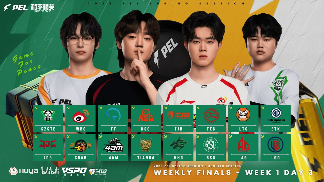 LIVE : 2026 PEL SPRING SESSION WEEK 1 DAY 3 | WEEKLY FINALS | 2026 PEL 春季学期每周期末考试