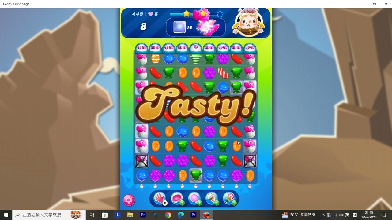 Candy Crush Saga Gameplay (Level 449) | Rocky's Studio