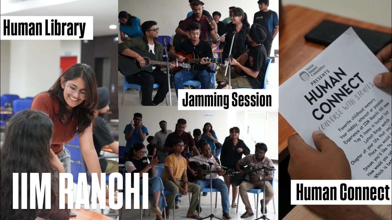 Human Connect - Jamming 🎵 at IIM Ranchi | Social Impact Committee #iim #iimranchi