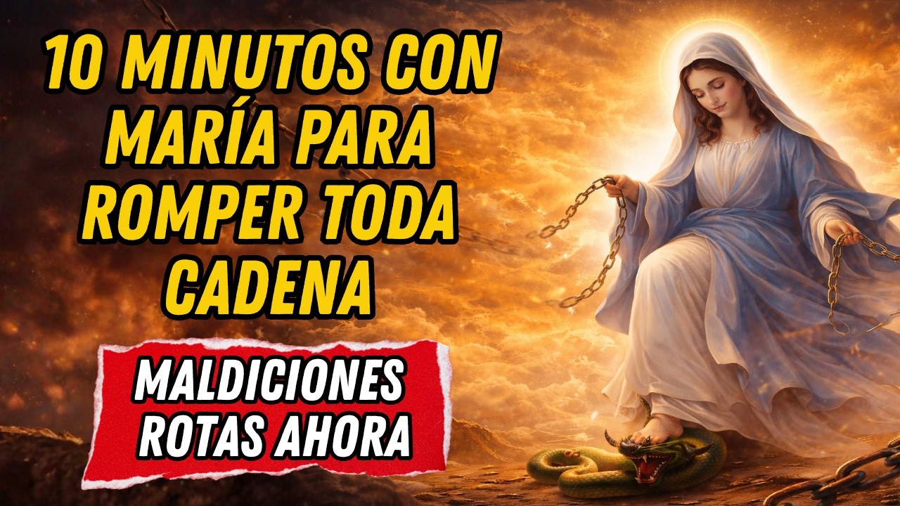 10 Minutos de Guerra Espiritual: La Oración de María para Romper Toda Cadena y Maldición