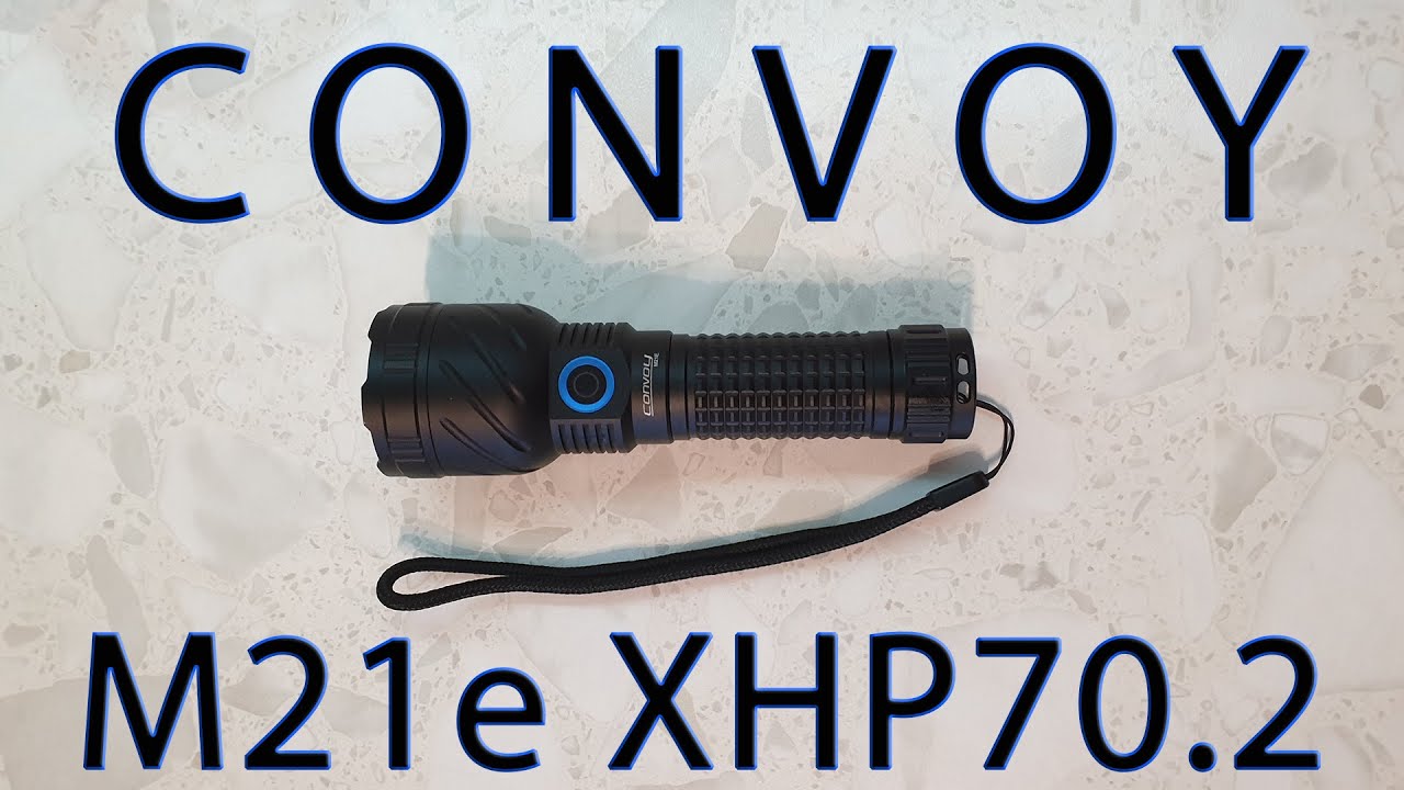 Фонарь Convoy M21e XHP 70.2 8000 mA, сравнение с Convoy M21a XHP 50.2 6000 mA обзор