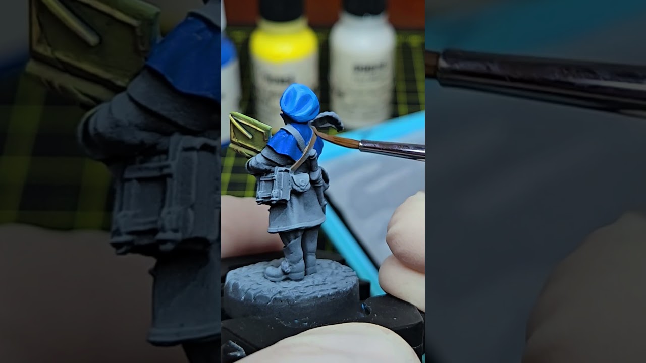 Primary Color Mixing #miniaturepainting #fantasyminiatures #dungeonsanddragons