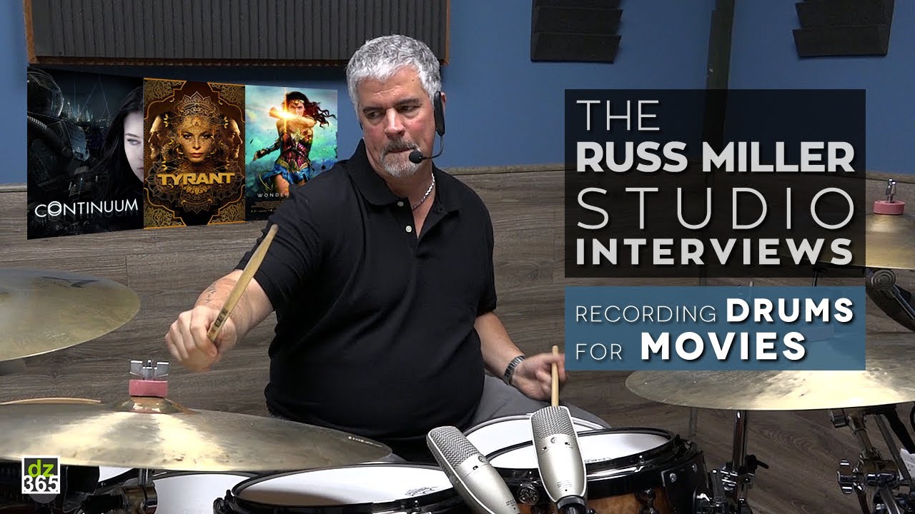 Recording Drums for Movies - Studio Talk with Drummer Russ Miller