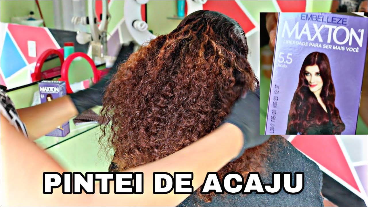 COLORA&Ccedil;&Atilde;O MAXTON DA EMBELEZE / acaju 5.5