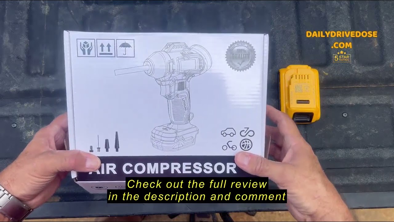 Review RAYLEEY Tire Inflator Cordless for Dewalt MAX 20V Battery [Tool Only], 160PSI Portable Air In