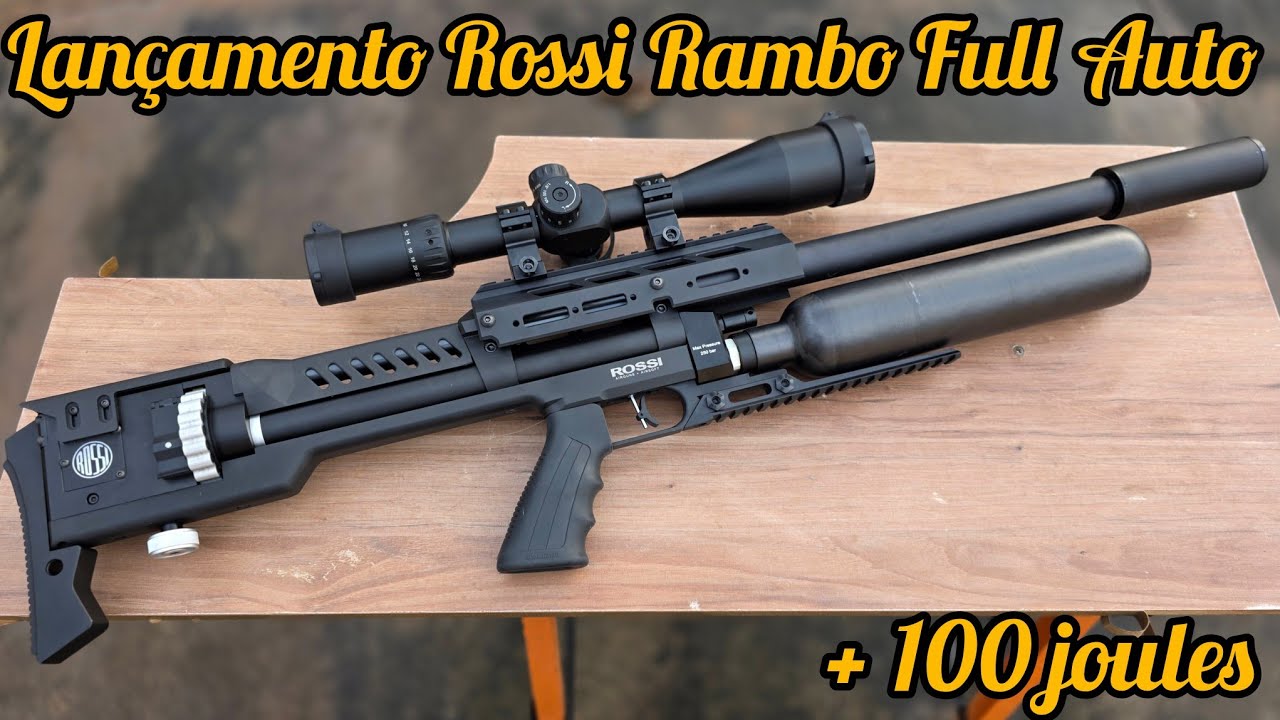 LANÇAMENTO ROSSI RAMBO FULL AUTO BIG BORE - O NOVO MONSTRO DA ROSSI