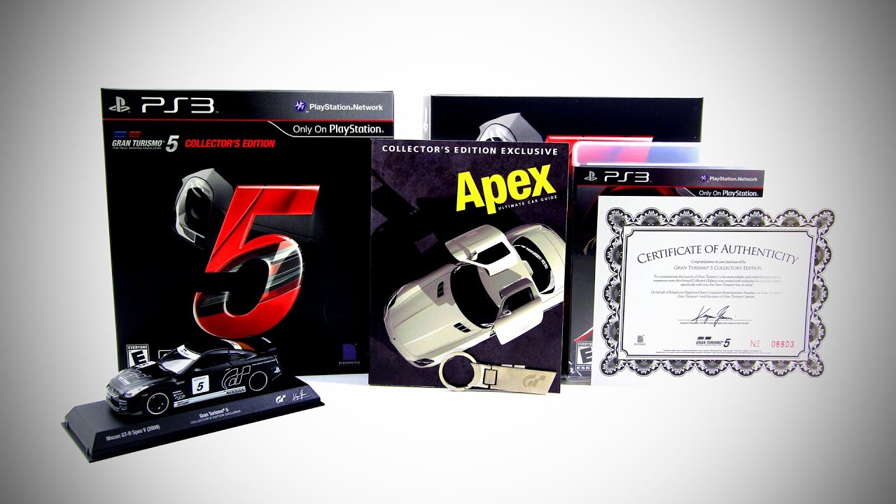 Распаковка коллекционного издания Gran Turismo 5