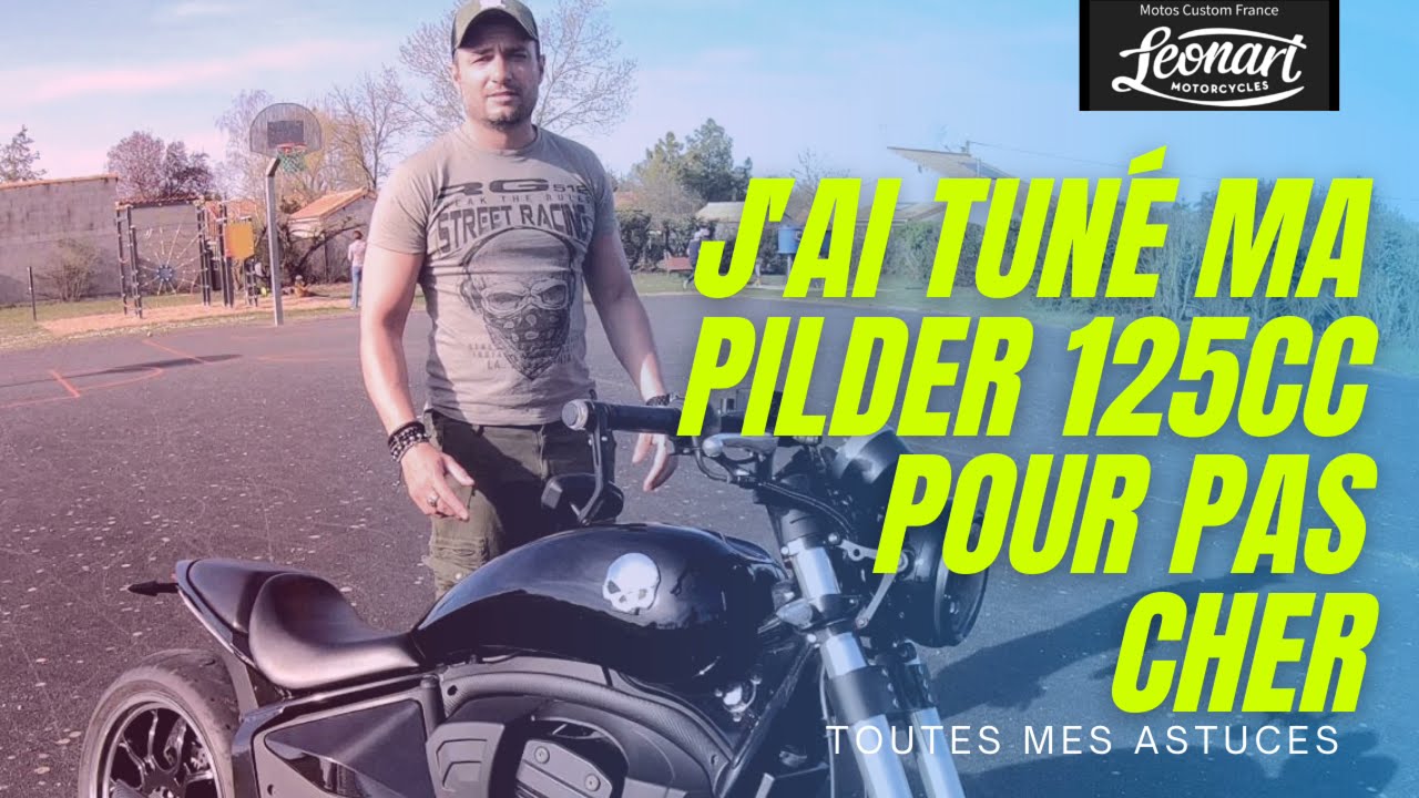 j'ai tun&eacute; ma PILDER 125cc et pour pas cher 125 சிசி மோட்டார் சைக்கிள்