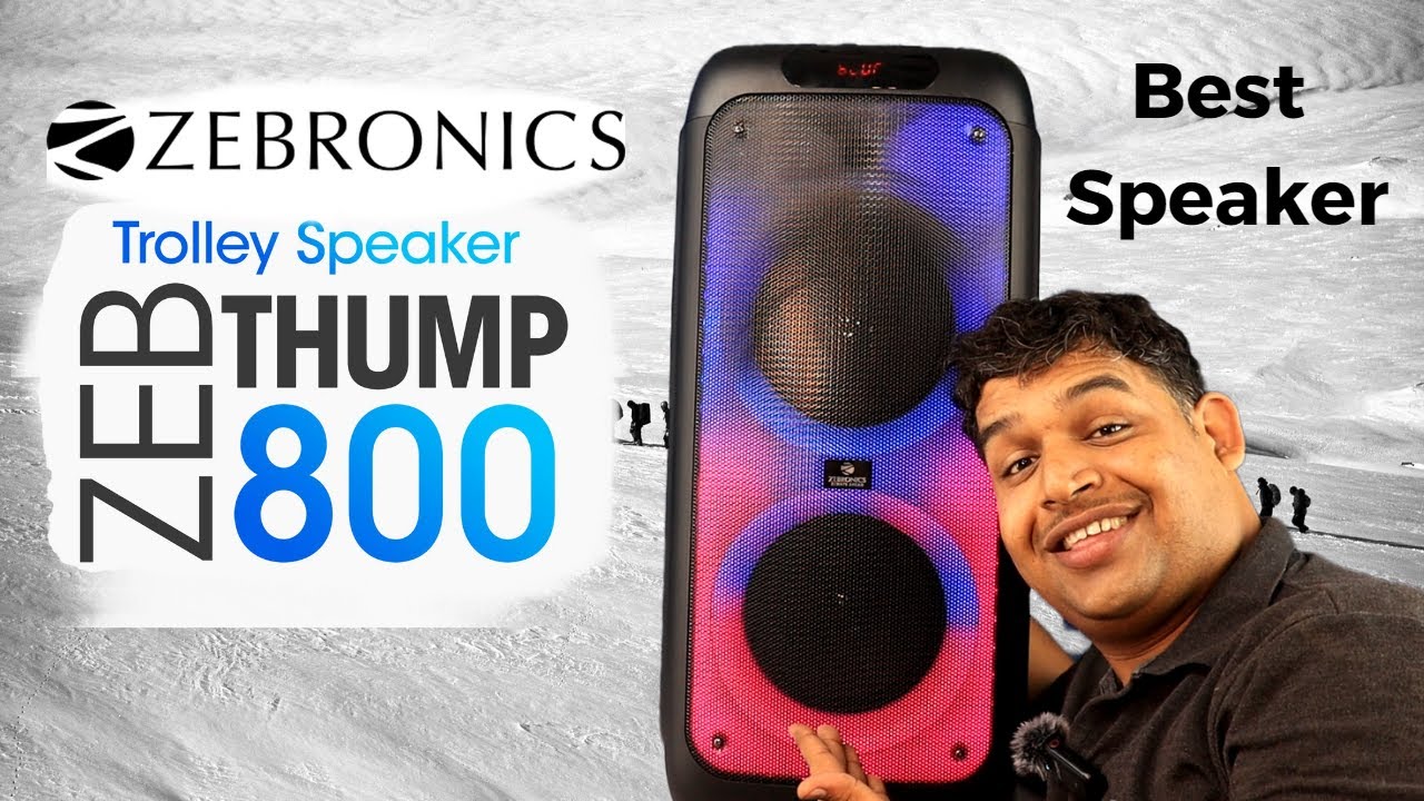 Zebronics Zeb Thumb 800 Bluetooth Speaker | 70W Bluetooth speaker