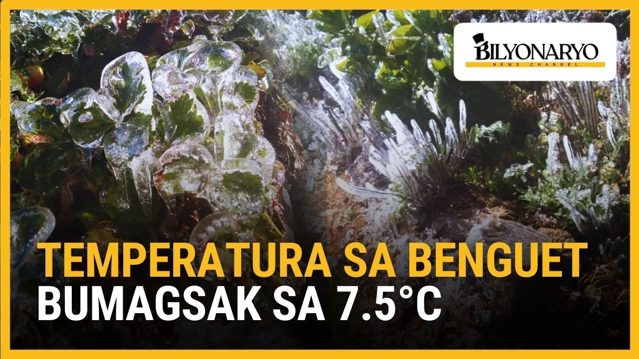Lowest for 2026: La Trinidad, Benguet, naitala ang 7.5°C na temperatura | Agenda