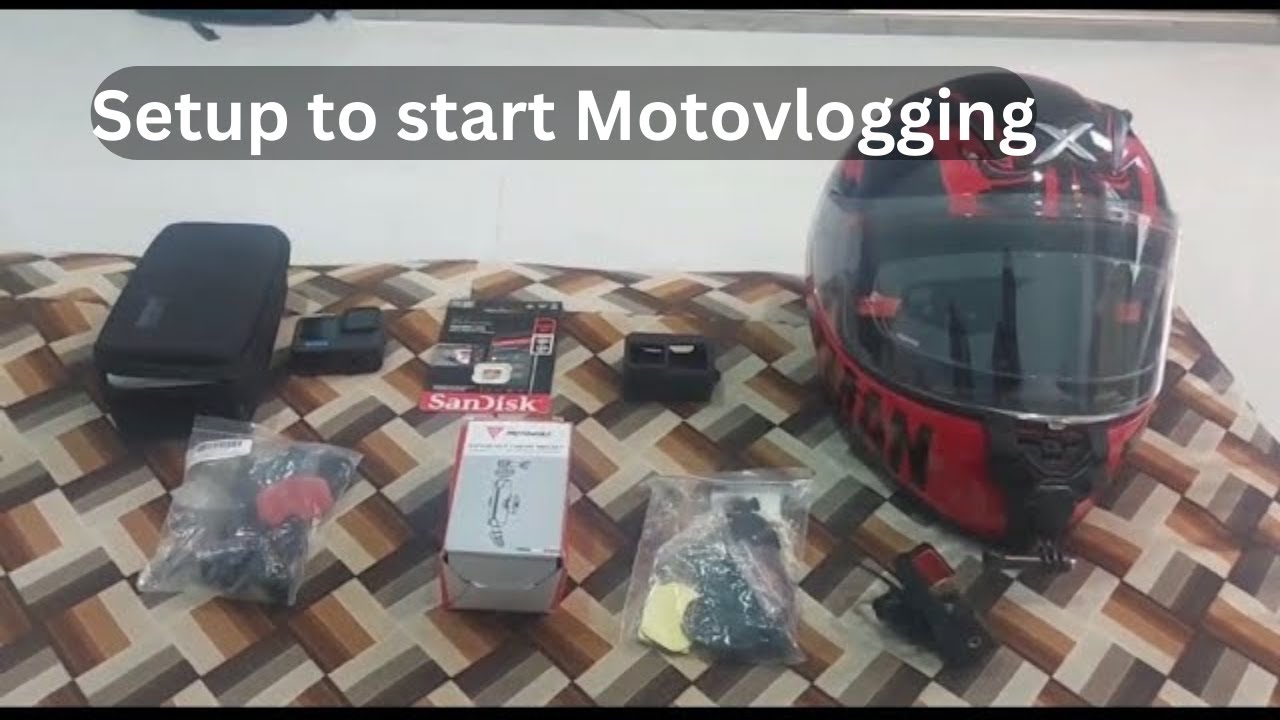 Basic Accessories required to start Motovlogging | Helmet|Go Pro| Mounts |SD card