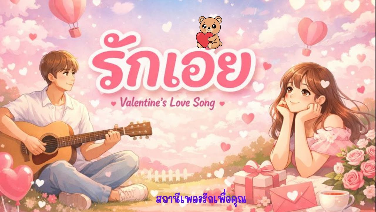 💗 รักเอย (Valentine’s Day) เพลงป๊อปใส ๆ สำหรับคนที่กำลังตกหลุมรัก : สถานีเพลงรักเพื่อคุณ 😊💓