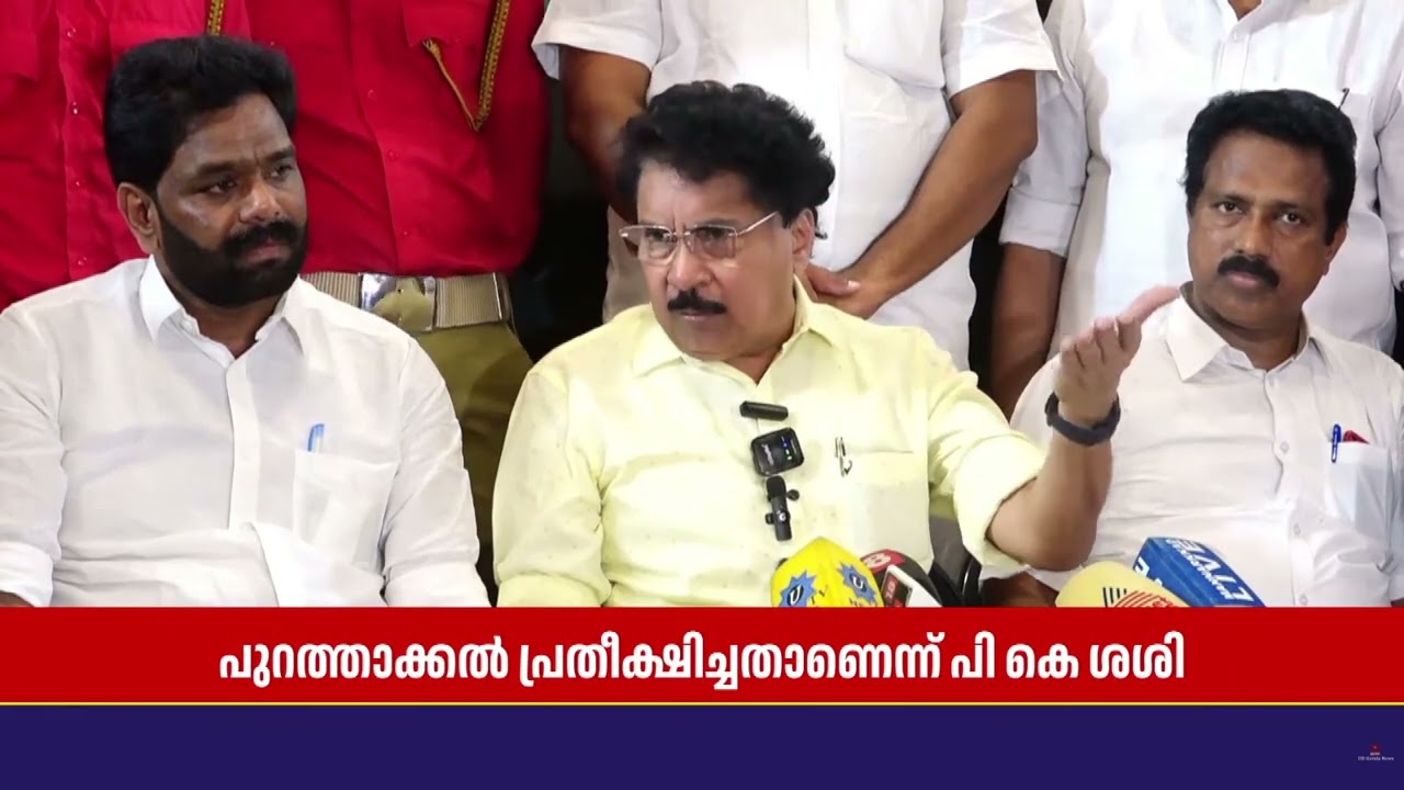 പുറത്താക്കൽ പ്രതീക്ഷിച്ചത്.. ഒരാളെ പുറത്താക്കിയതു കൊണ്ട് സിപിഎമ്മിലെ പ്രശ്നങ്ങൾ തീരില്ല - PK SASI
