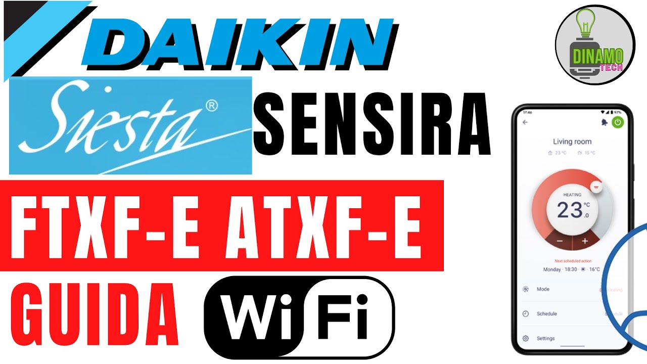 Daikin Siesta Sensira ATXF-E FTXF-E | Guida Scheda WiFi BRP069C47