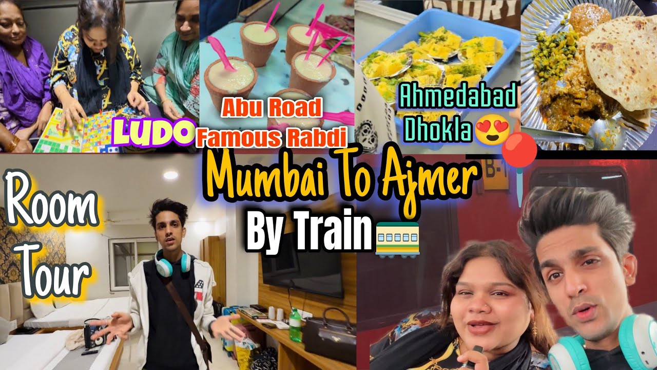 Mumbai To Ajmer By Train🚂| We Tried Abu Road’s Famous malai Rabdi for the first time😍| First Vlog✨