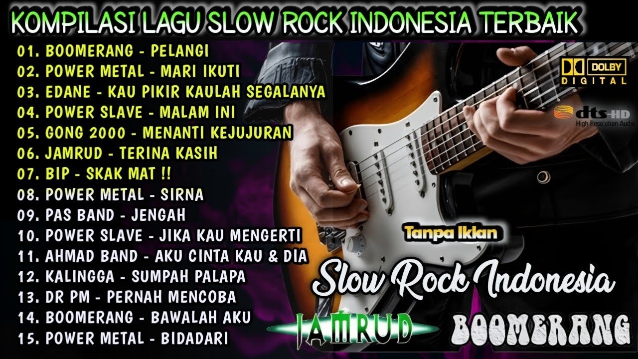 Kumpulan Lagu Slow Rock Indonesia Terbaik | Lagu Pop Indonesia 2000'an | Boomerang,BIP,Edane,Jamrud