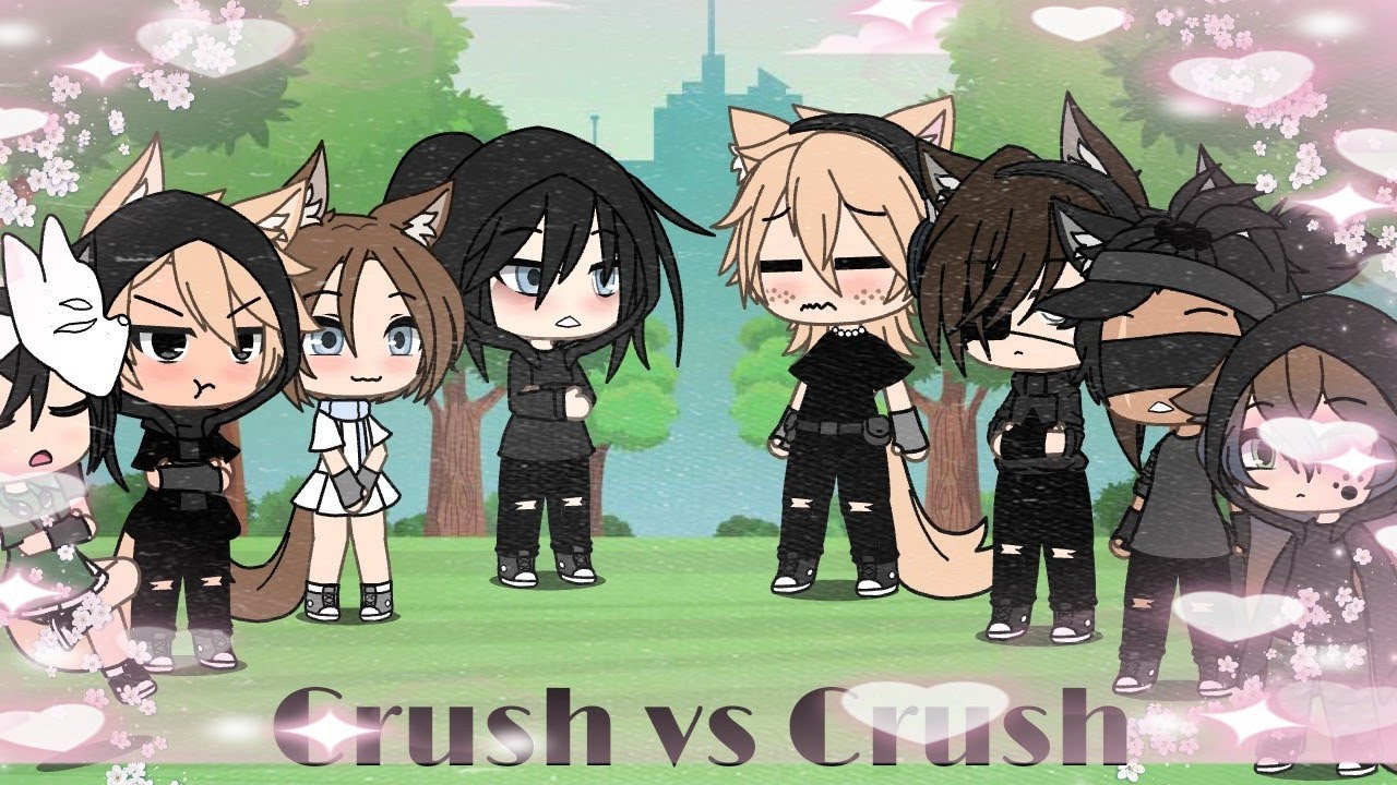 Crush x Crush (singing battle) short *gacha life*