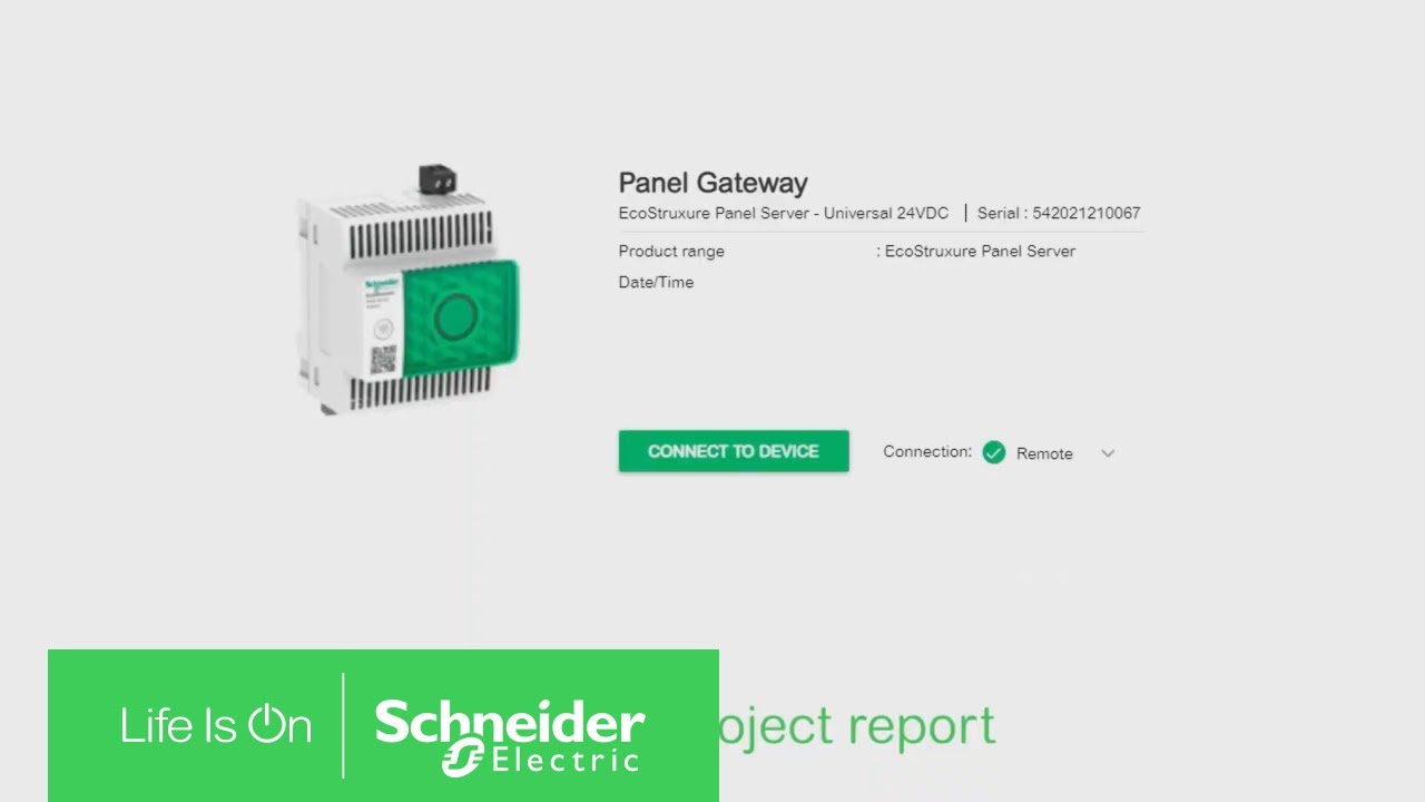 Commission EcoStruxure Panel Server for Edge Control Software | Schneider Electric Support