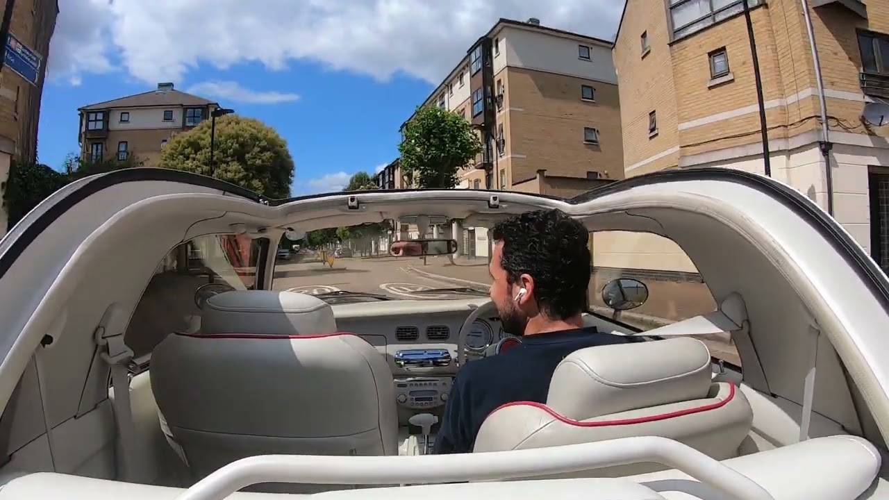 1991 Nissan Figaro - Driving Video