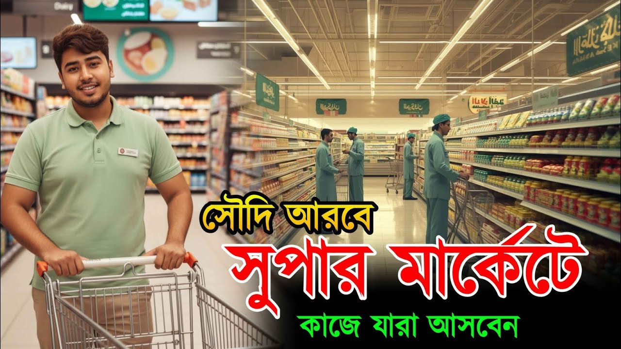 সৌদি আরবে সুপার মার্কেট কাজ _ saudi arabia supermarket job #saudi_info_by_sk_sagor 