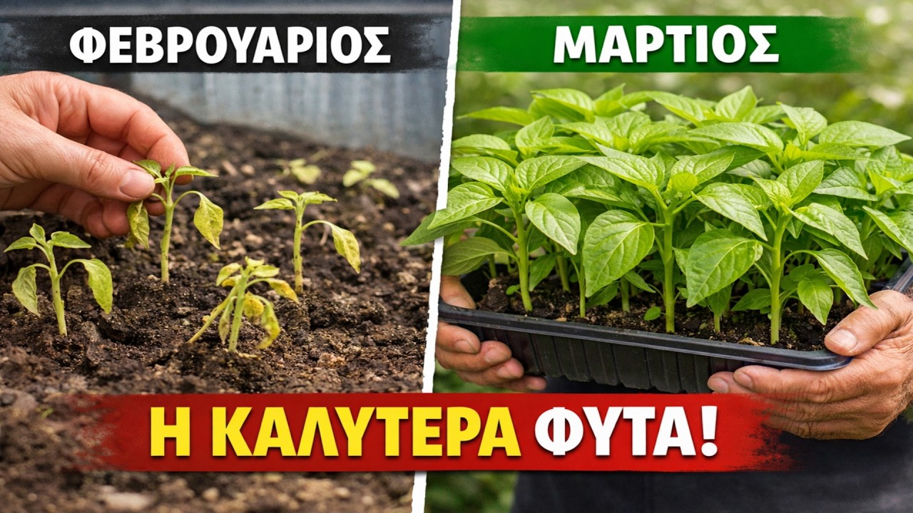 Μην σπέρνετε τις πιπεριές από τον Φεβρουάριο! Τα δικά μου σπορόφυτα ξεπερνούν όλα τα υπόλοιπα, παρό