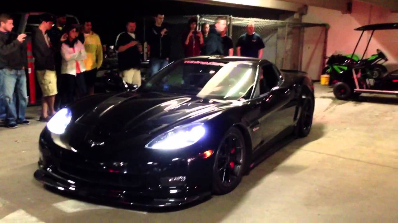 Loud Z06 leaving Omni Garage TX2K13 Houston