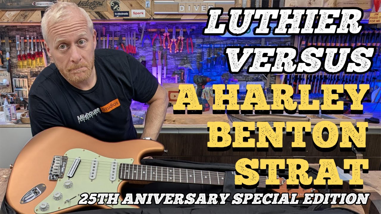 Luthier Vs The Harley Benton Anniversary Strat....Amateur Instrument or Quality machine?