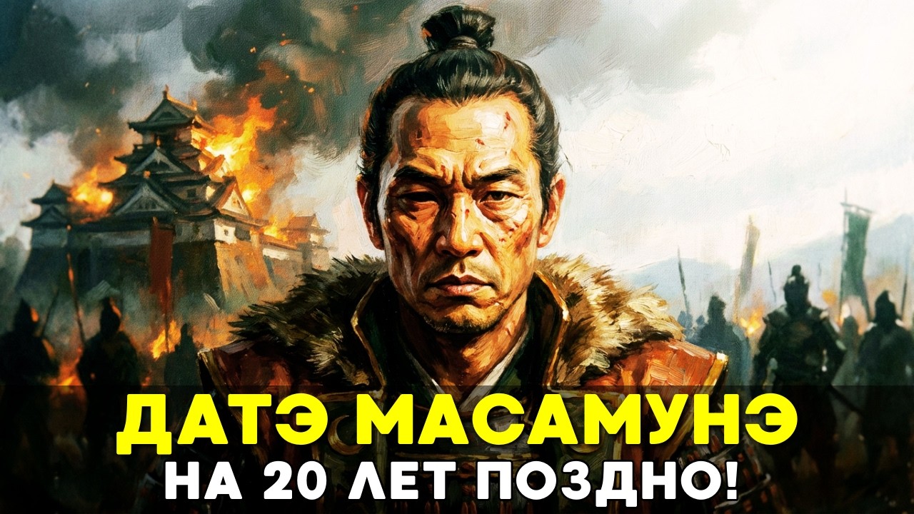 ДРАКОН, ОПОЗДАВШИЙ НА ВОЙНУ: Самурай, который хотел покорить мир, но стал иконой стиля📜История