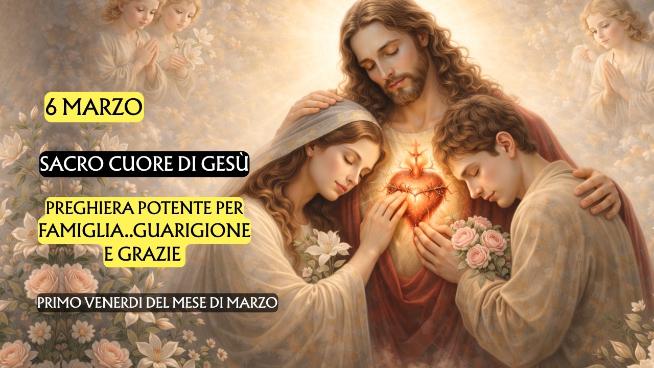 Preghiera Potente al Sacro Cuore di Gesù | Per Famiglia, Guarigione e Grazie |Primo venerdi del mese