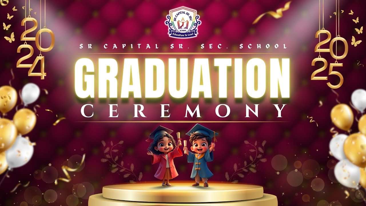 Kindergarten Graduation Ceremony 2025 | SR Capital Senior Secondary School