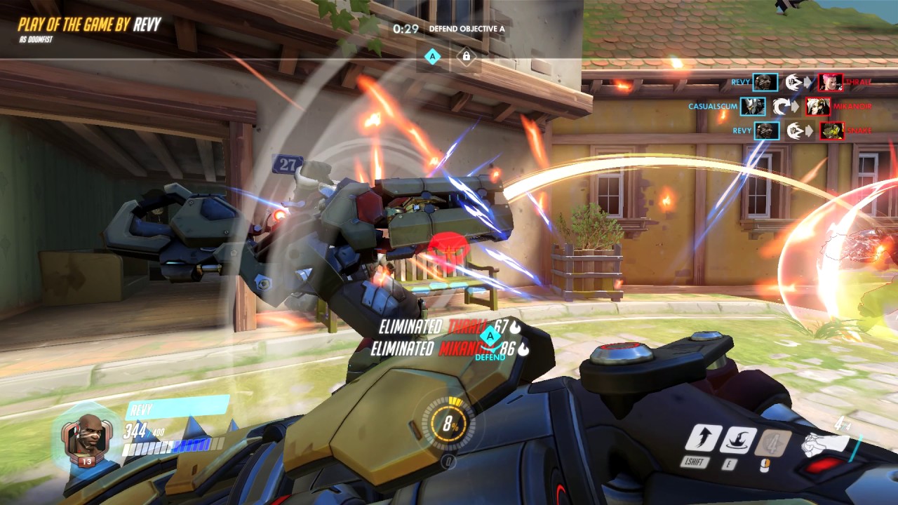 Doomfist PTR Test with Highlight exporting - 4K