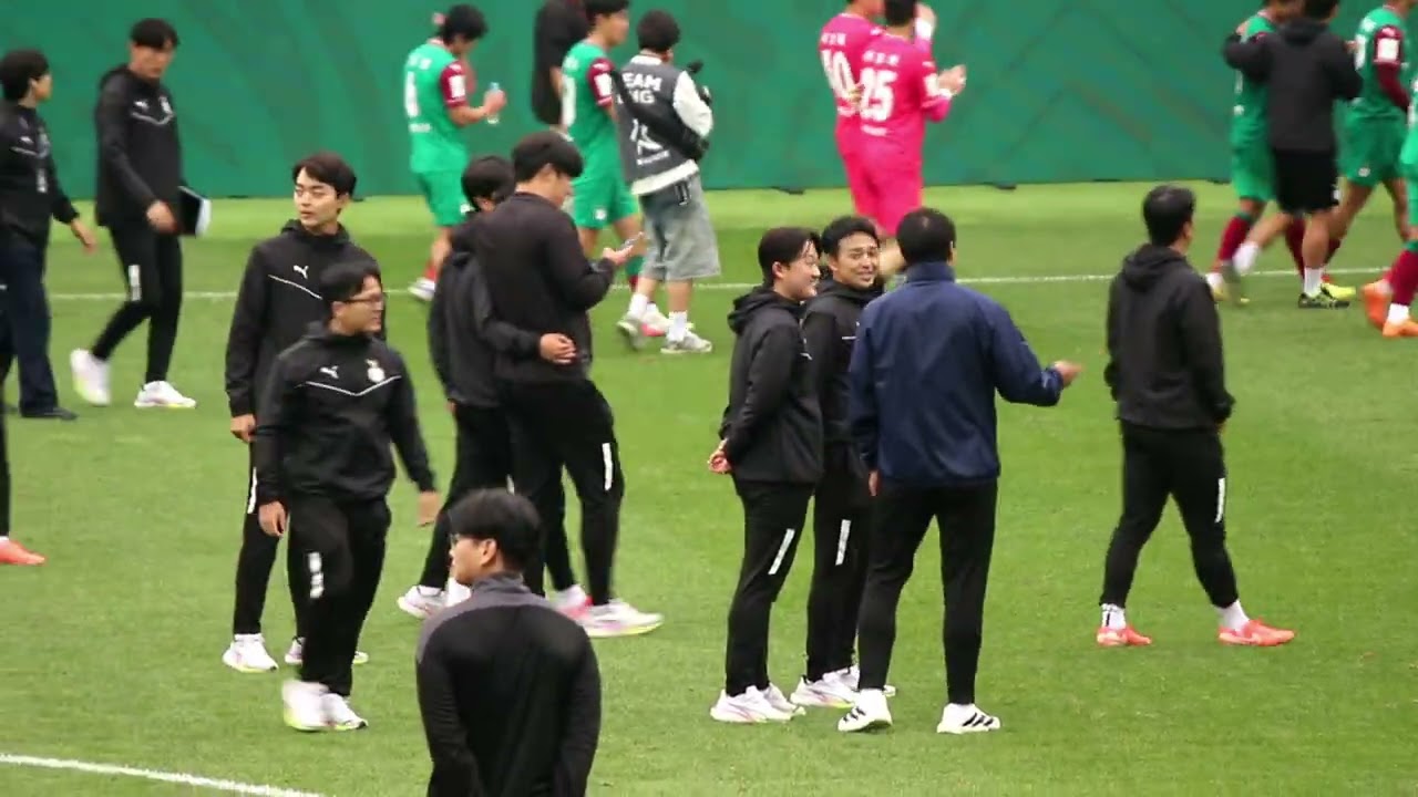 20251018 대전하나시티즌 vs 제주SKFC 3대1 홈 승 경기종료 이후