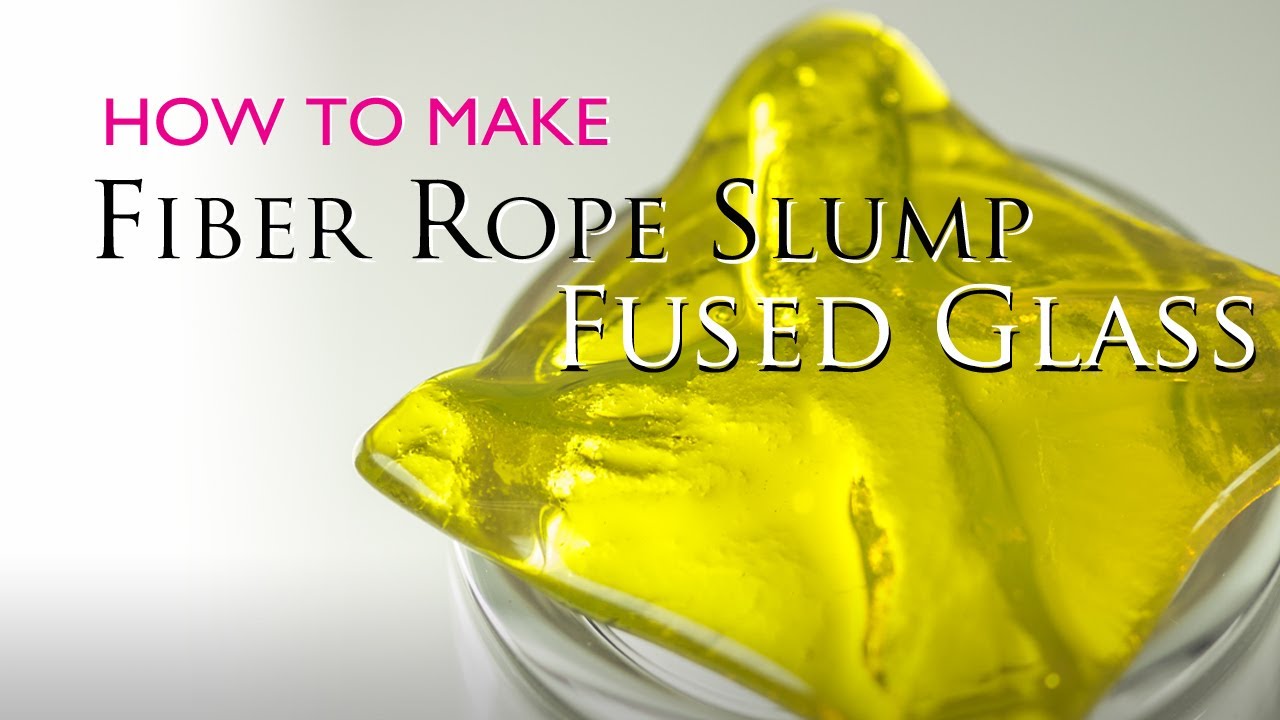 Glass Fusing Project: how to use ceramic fiber rope in glass fusing, fiber rope slump