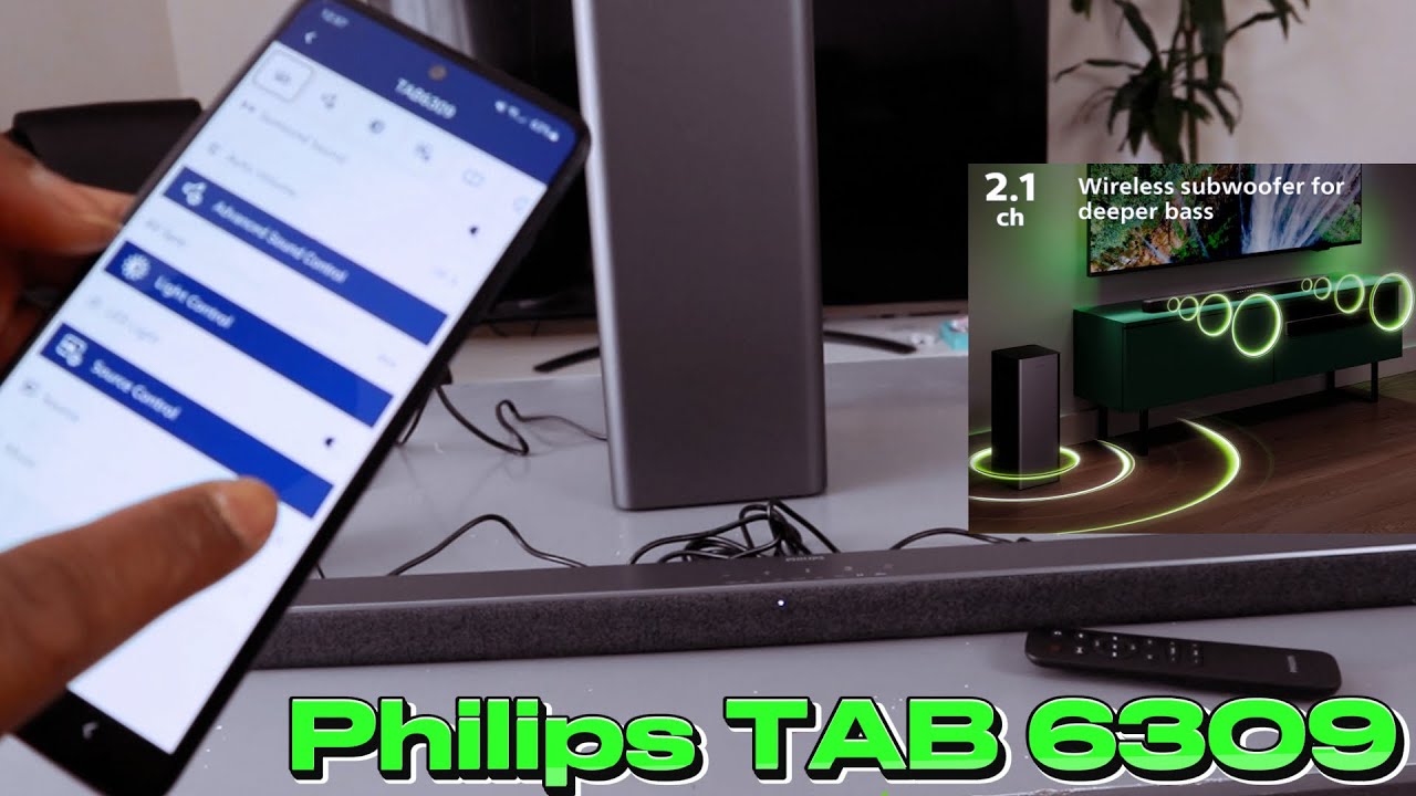 Philips Tab6309 Soundbar Review| Philips Tab 6309 2.1ch Soundbar Unboxing with Audio Demo